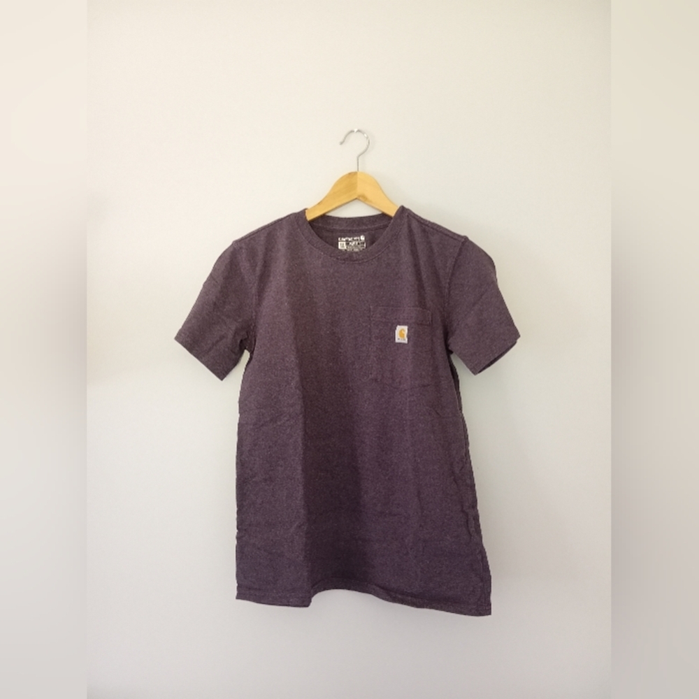 Carhartt Deep Purple Tee with Pocket